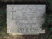 Twelve Tree Copse Cemetery - Smith, E